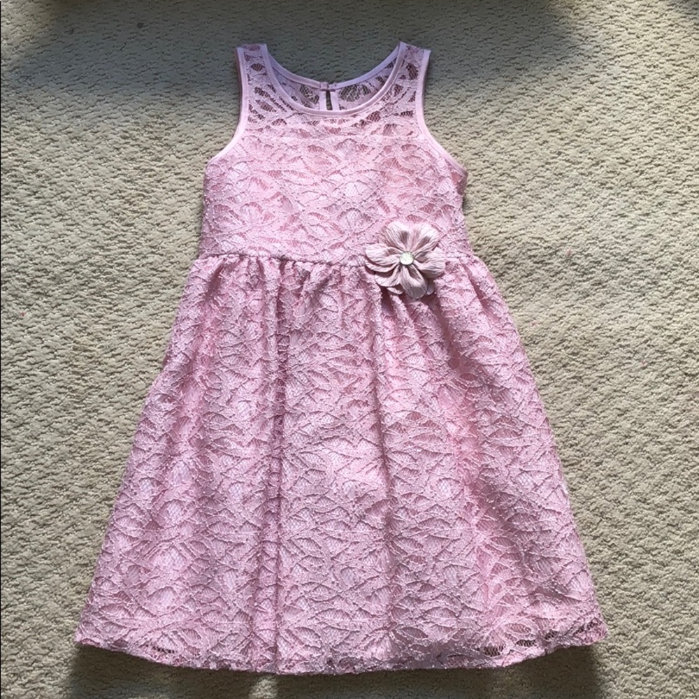 Mia & Mimi Sz Small - Allover Lace Party Dress